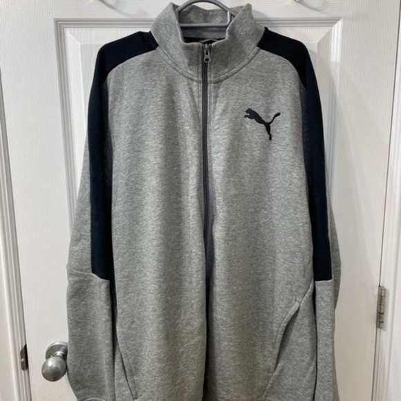 PUMA track/ activewear grey jacket - Picture 1 of 3